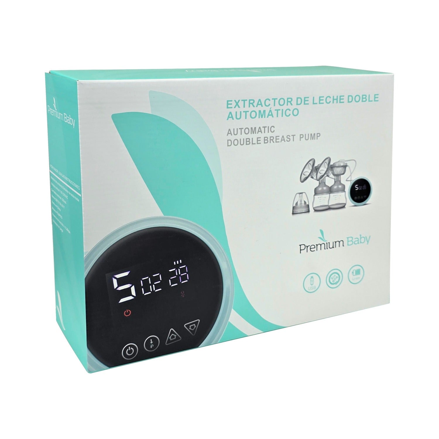 Extractor de Leche Doble-Eléctrico PREMIUM BABY
