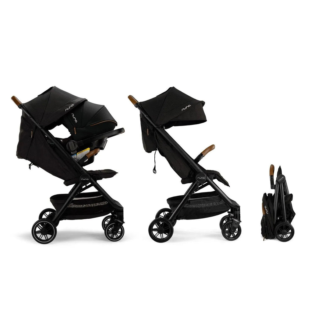 Coche de Bebé Nuna Ultracompacto TRVL + Pipa Urban Caviar - La Tienda de Salo