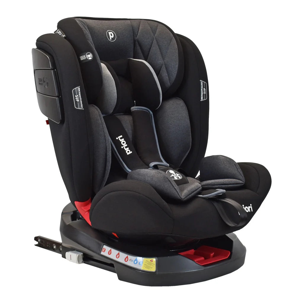 Silla De Carro Bebe Twist Con Isofix Negra Priori