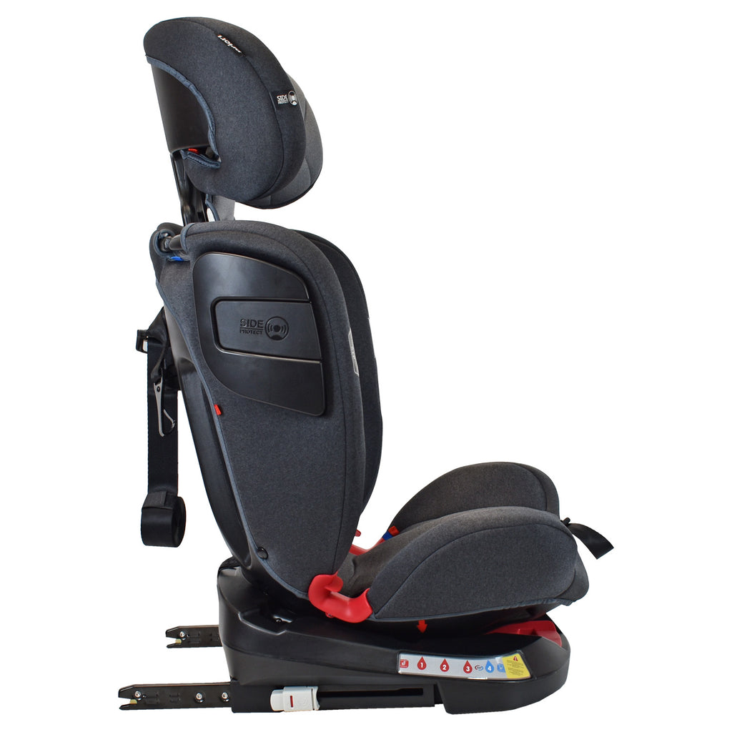 Silla De Carro Bebe Twist Con Isofix Gris Priori