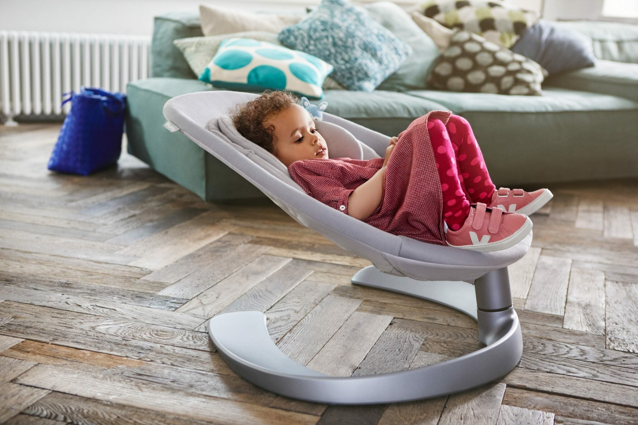 Silla Mecedora Bebe Nuna Leaf Grow Granite