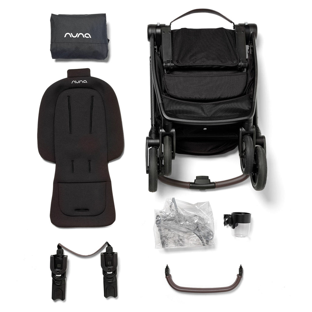 Coche para bebé nuna swiv + pipa urban caviar