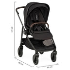 Coche para bebé nuna swiv + pipa urban caviar